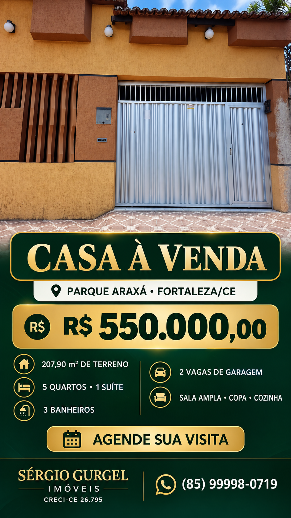 Casa à venda no Parque Araxá, Fortaleza